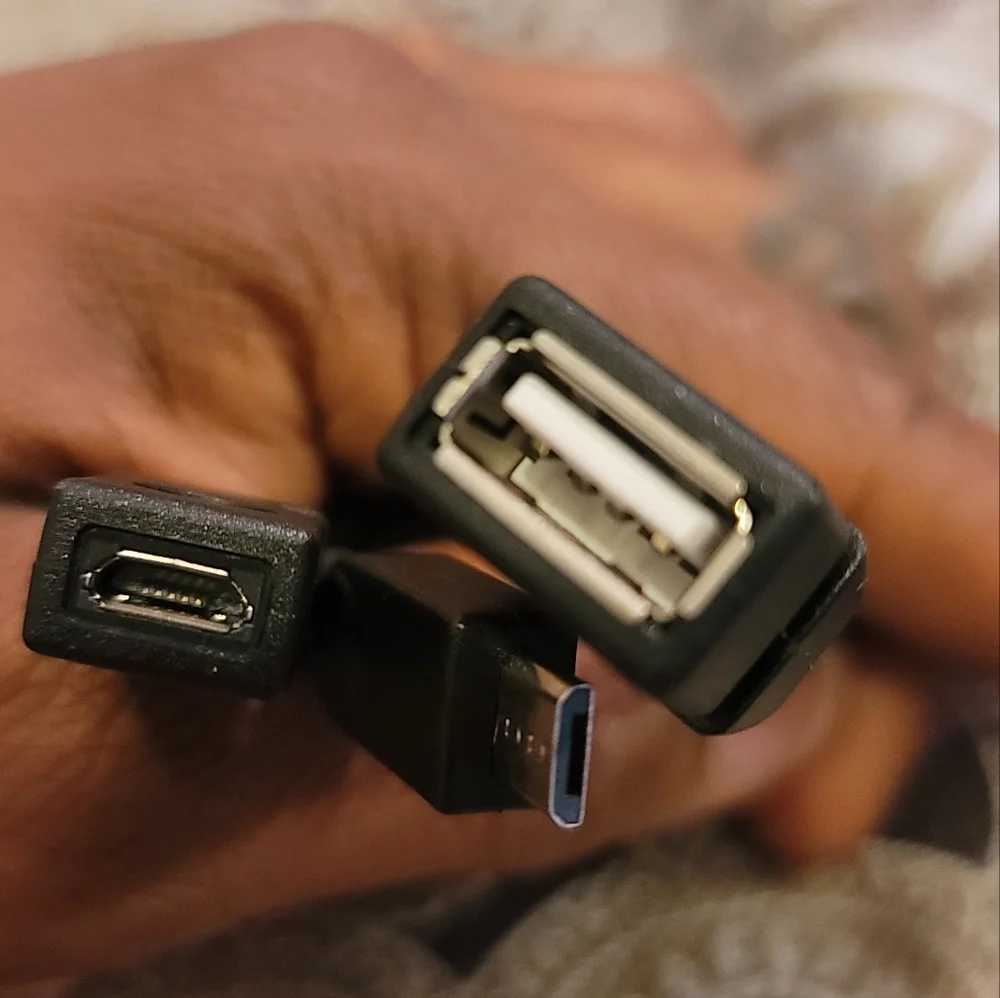 OTG Cables For Fire Stick. USB OTG PORT ADAPTER Cable 2nd Gen Fire Cube x 1 V9U0